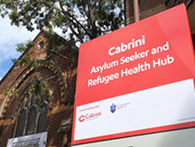 Asylum seeker health hub facade tn2